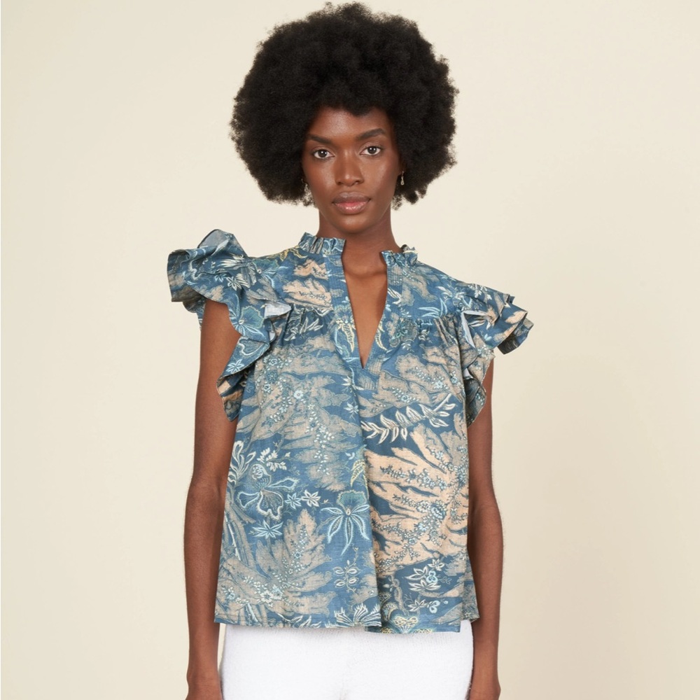 ULLA JOHNSON Lei Top in “Waimea” | Size 0 | NWOT